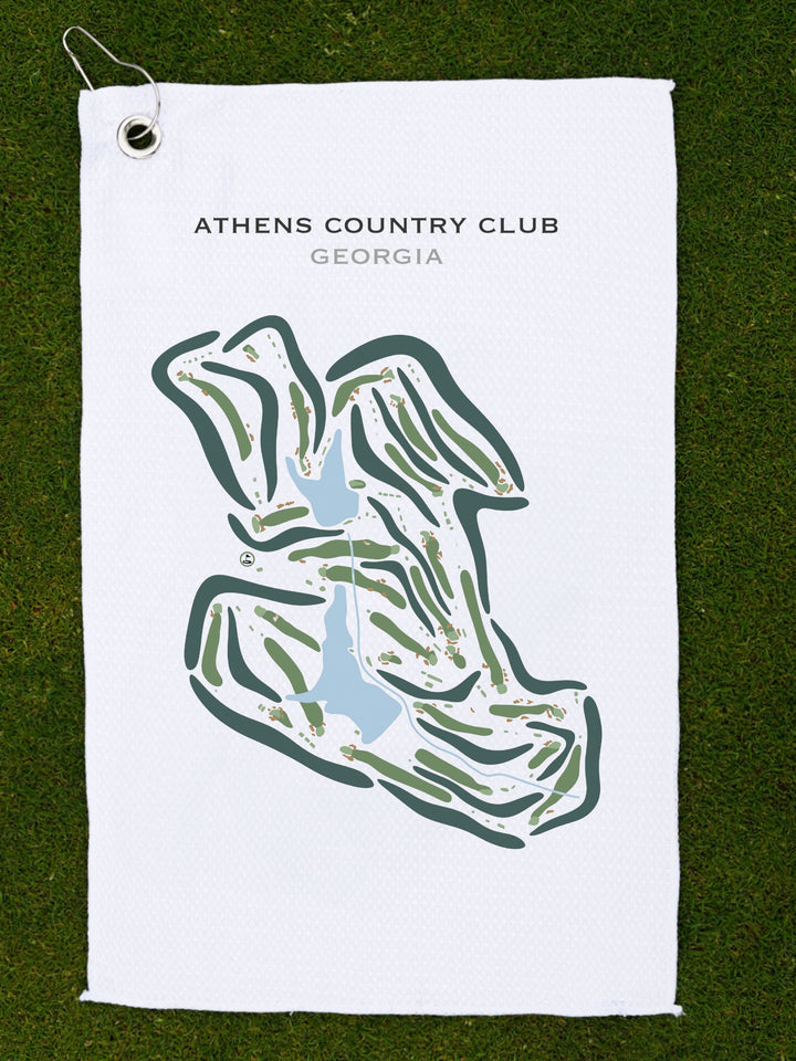 Athens Country Club, Georgia - Printed Golf Courses