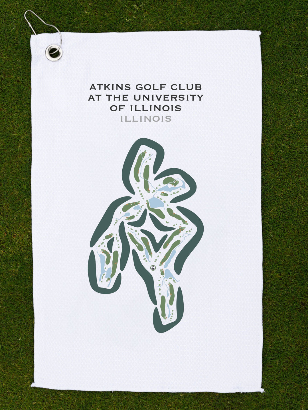 Atkins Golf Club At The University Of Illinois, Illinois - Printed Golf Courses