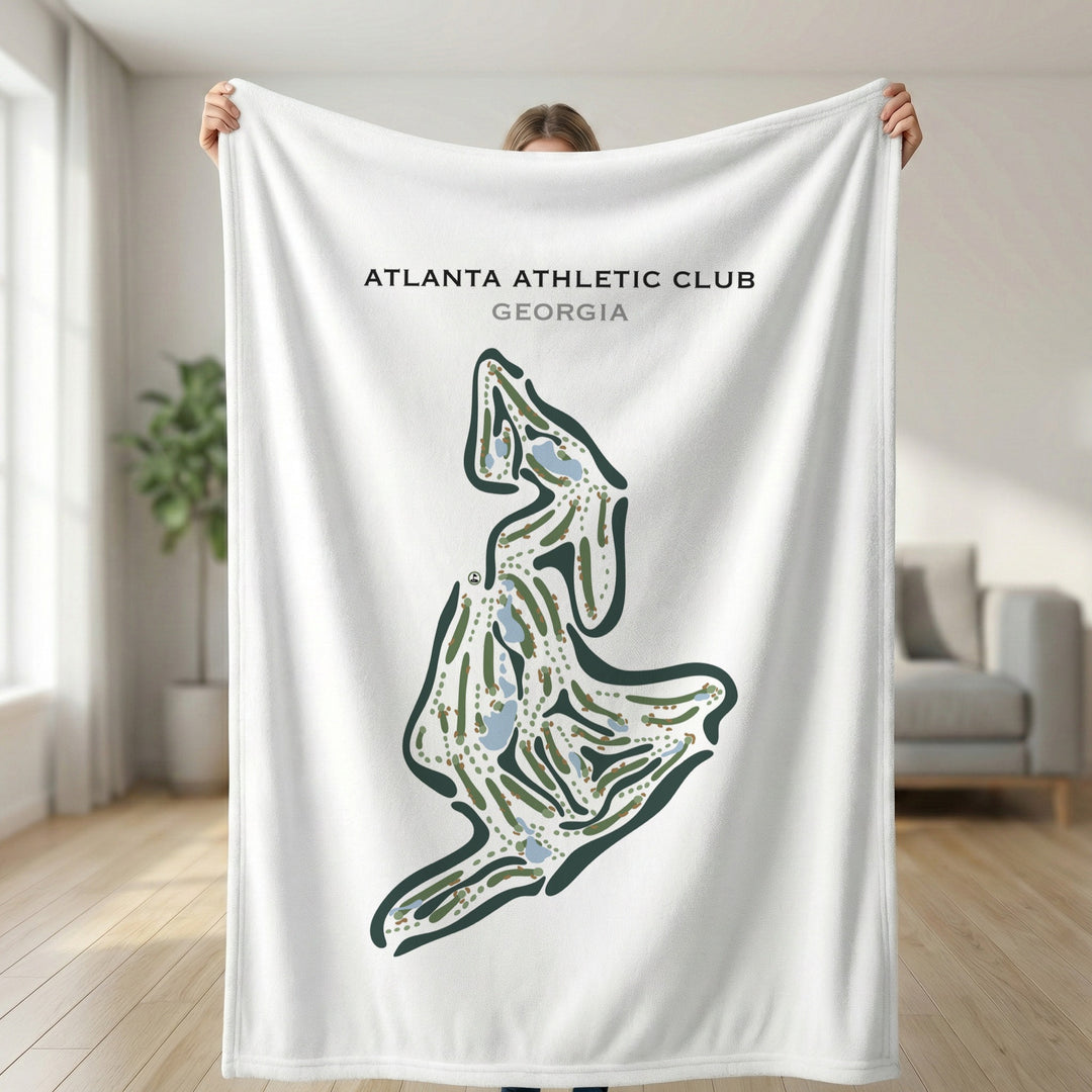 Atlanta Athletic Club, Georgia - Printed Golf Courses