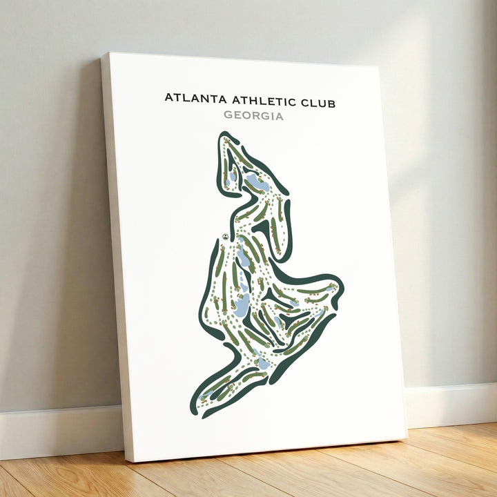 Atlanta Athletic Club, Georgia - Printed Golf Courses