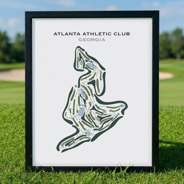 Atlanta Athletic Club, Georgia - Printed Golf Courses