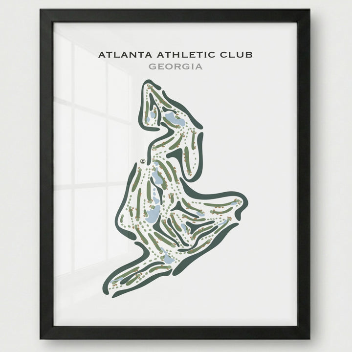 Atlanta Athletic Club, Georgia - Printed Golf Courses