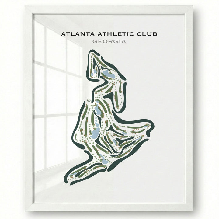 Atlanta Athletic Club, Georgia - Printed Golf Courses