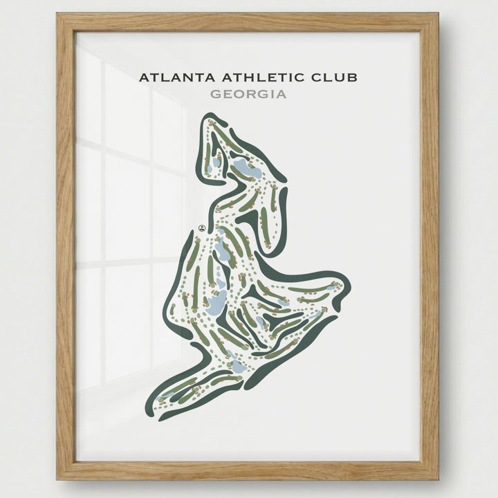 Atlanta Athletic Club, Georgia - Printed Golf Courses