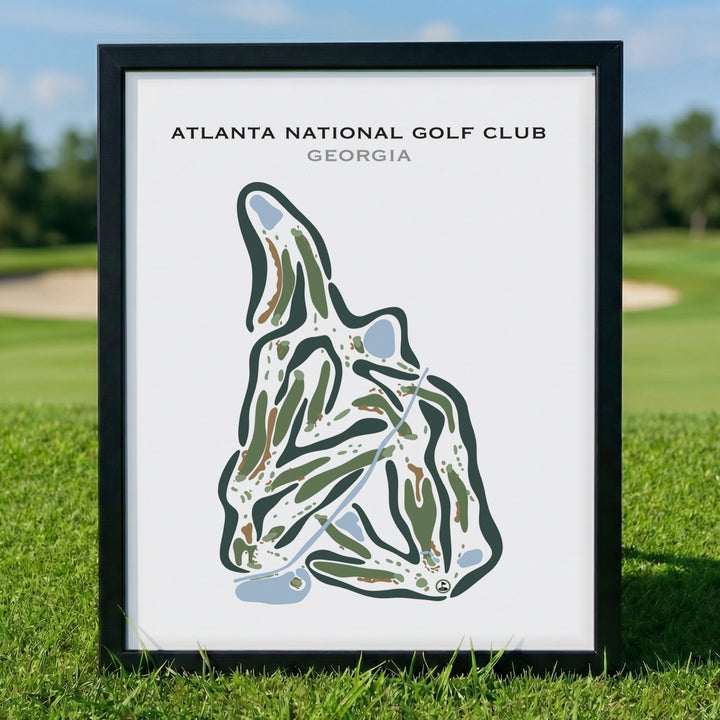 Atlanta National Golf Club, Georgia - Printed Golf Courses