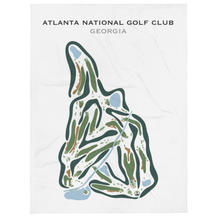 Atlanta National Golf Club, Georgia - Printed Golf Courses