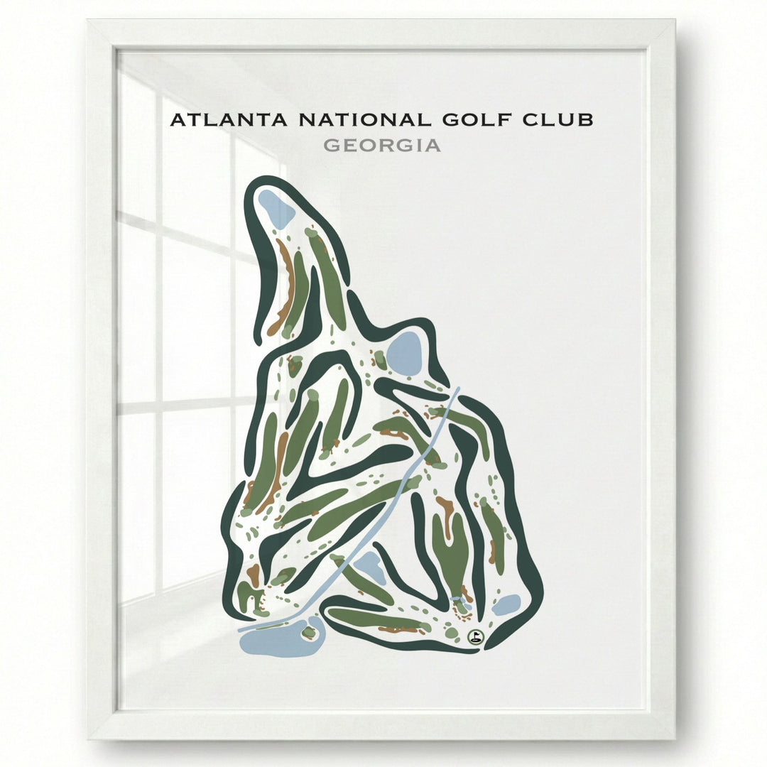 Atlanta National Golf Club, Georgia - Printed Golf Courses