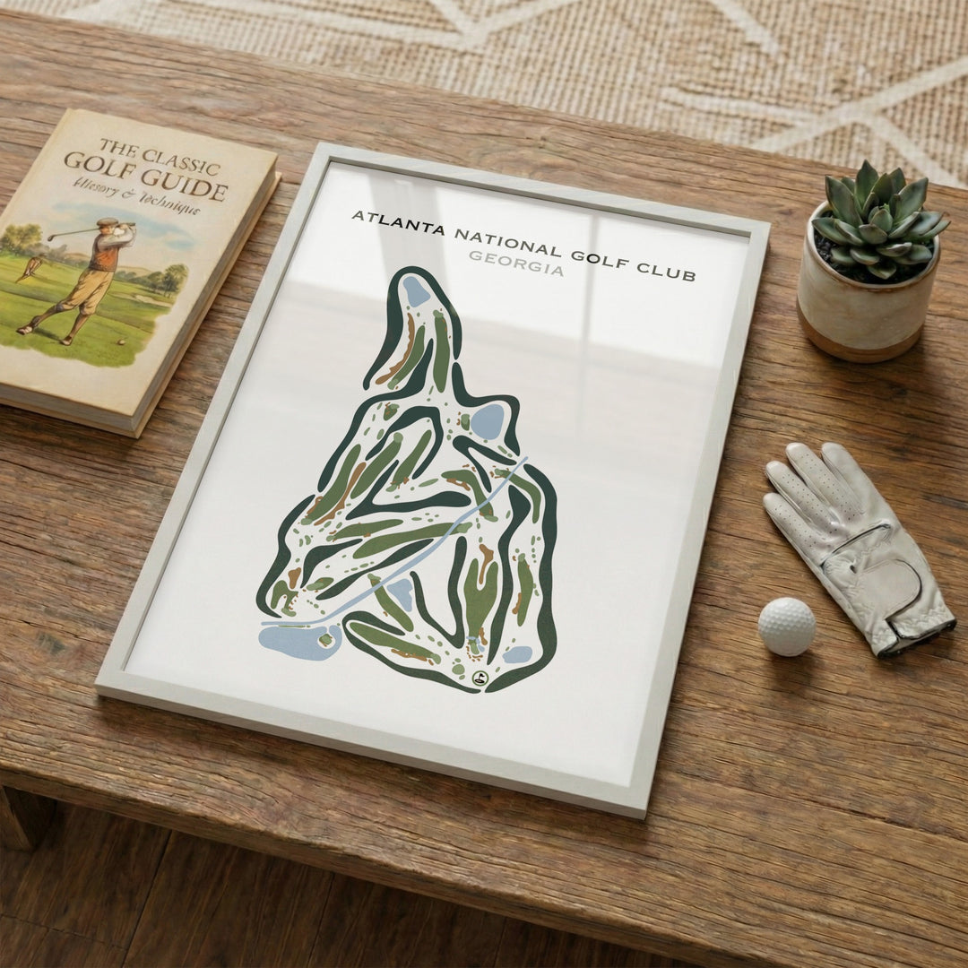 Atlanta National Golf Club, Georgia - Printed Golf Courses