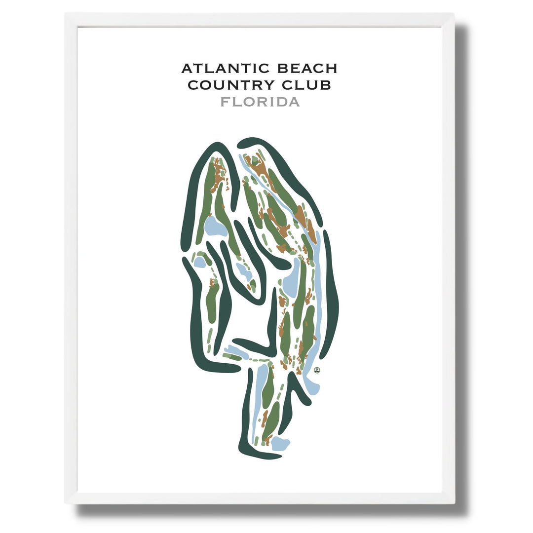 Atlantic Beach Country Club, Florida - Printed Golf Courses