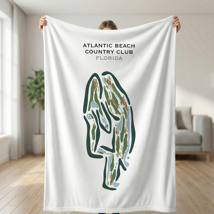 Atlantic Beach Country Club, Florida - Printed Golf Courses