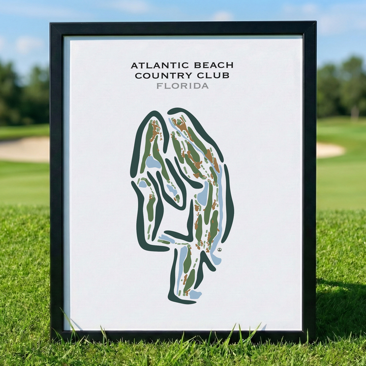 Atlantic Beach Country Club, Florida - Printed Golf Courses