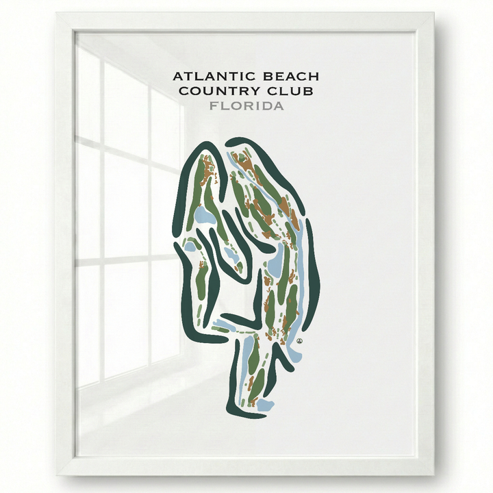 Atlantic Beach Country Club, Florida - Printed Golf Courses