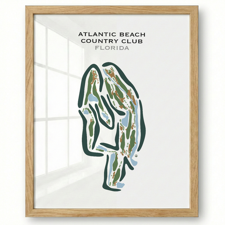 Atlantic Beach Country Club, Florida - Printed Golf Courses