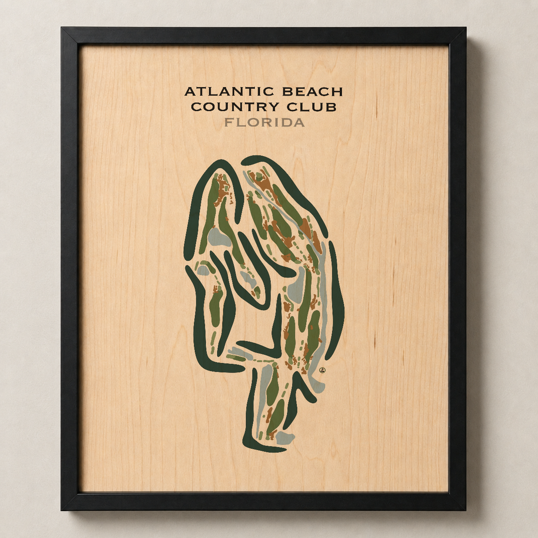 Atlantic Beach Country Club, Florida - Printed Golf Courses