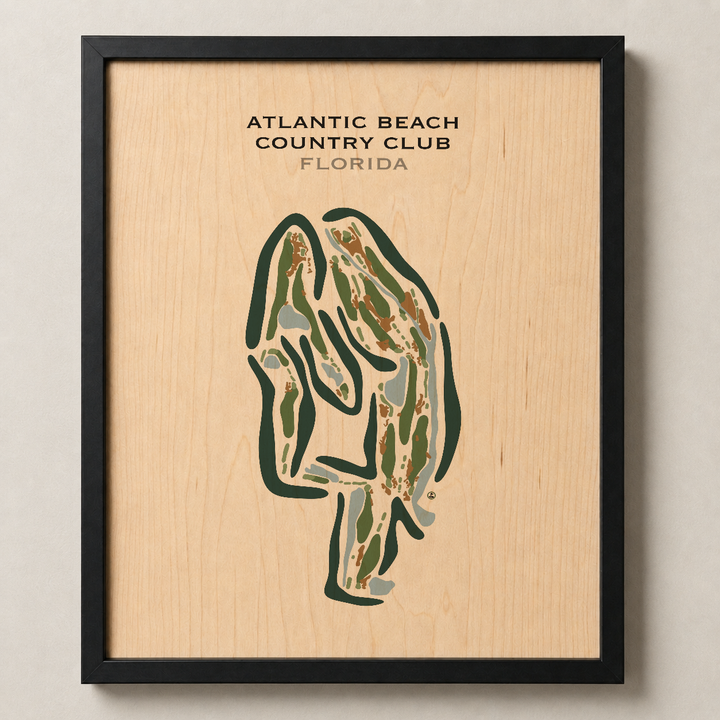 Atlantic Beach Country Club, Florida - Printed Golf Courses