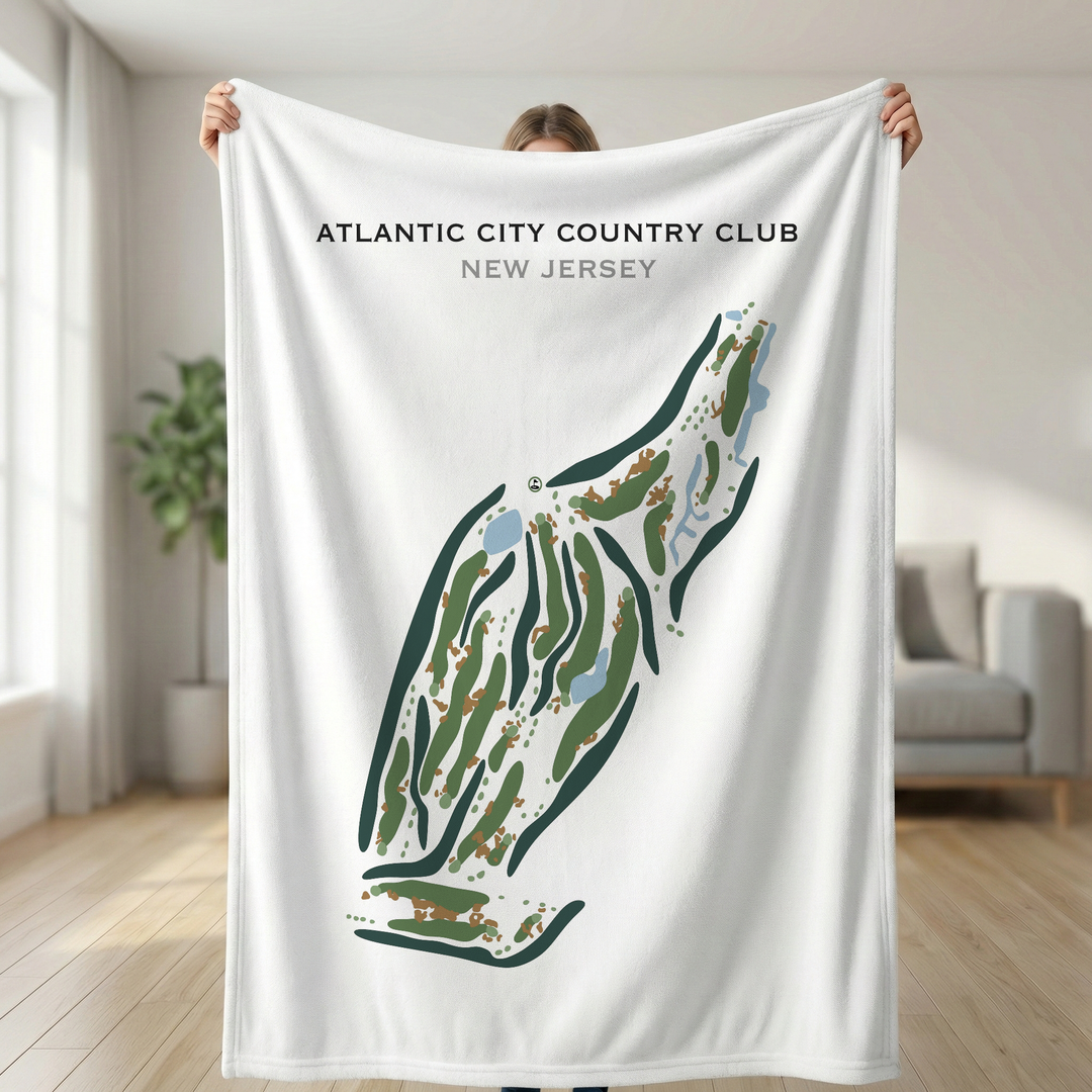Atlantic City Country Club, New Jersey - Printed Golf Courses