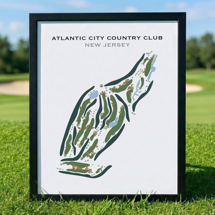 Atlantic City Country Club, New Jersey - Printed Golf Courses