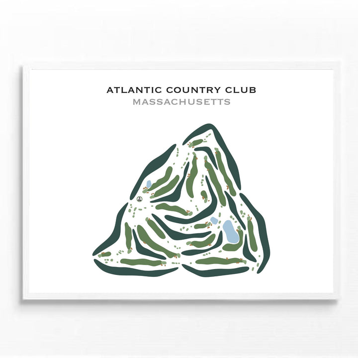 Atlantic Country Club, Massachusetts - Printed Golf Courses