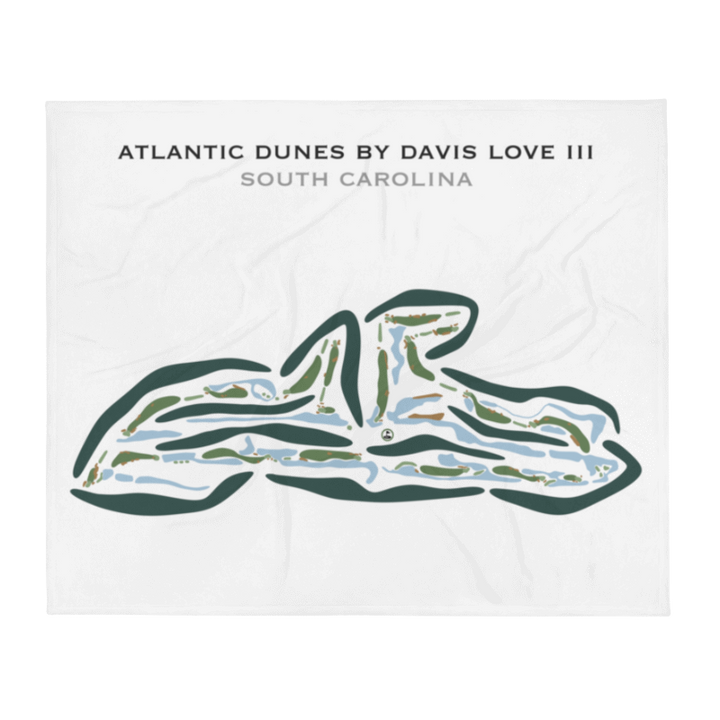 Atlantic Dunes by Davis Love III, South Carolina - Printed Golf Courses