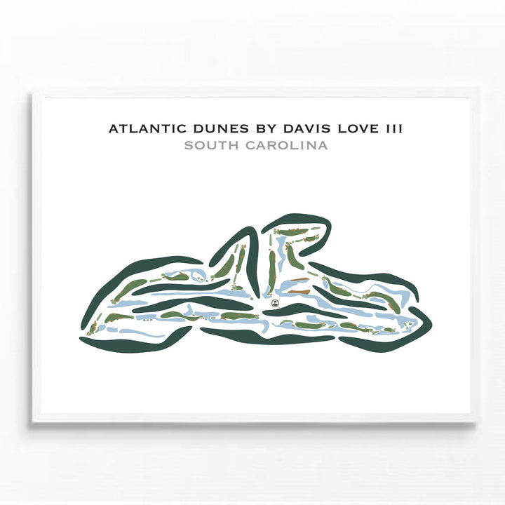 Atlantic Dunes by Davis Love III, South Carolina - Printed Golf Courses
