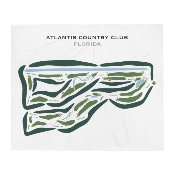 Atlantis Country Club, Florida - Printed Golf Courses