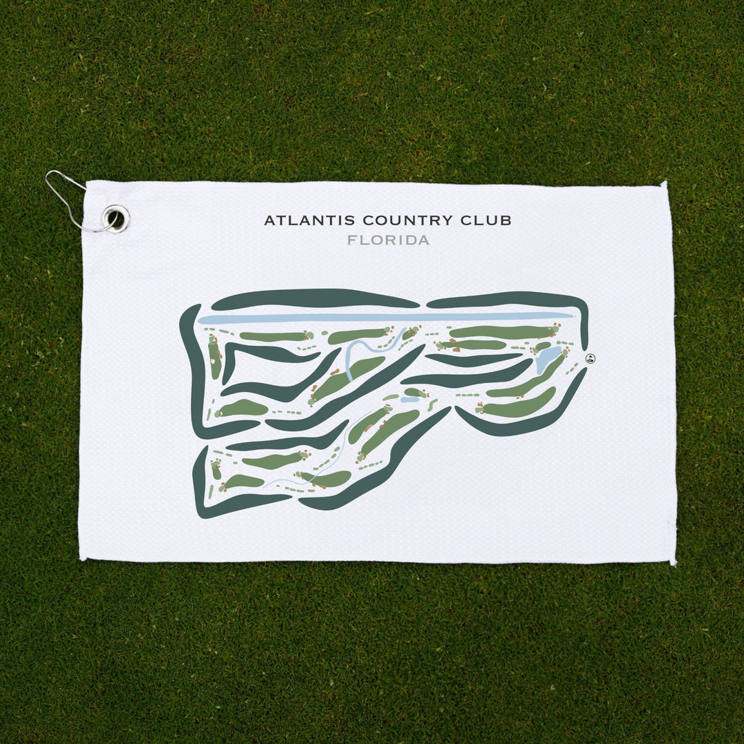 Atlantis Country Club, Florida - Printed Golf Courses