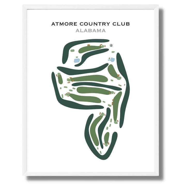 Atmore Country Club, Alabama - Printed Golf Course