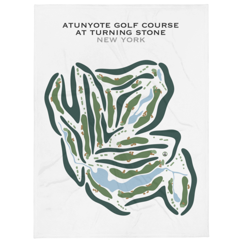 Atunyote Golf Club at Turning Stone Resort Casino, New York - Printed Golf Courses