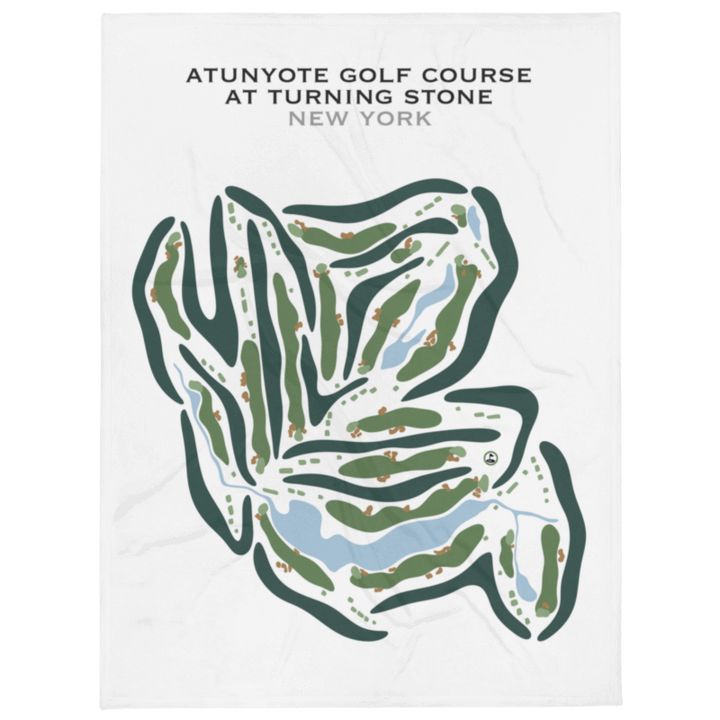 Atunyote Golf Club at Turning Stone Resort Casino, New York - Printed Golf Courses