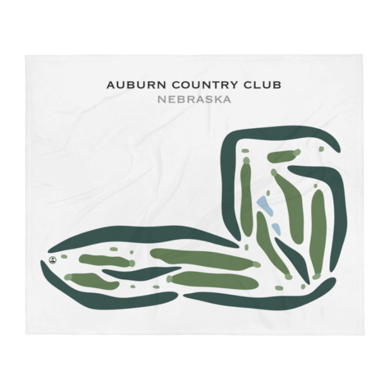 Auburn Country Club, Nebraska - Printed Golf Courses