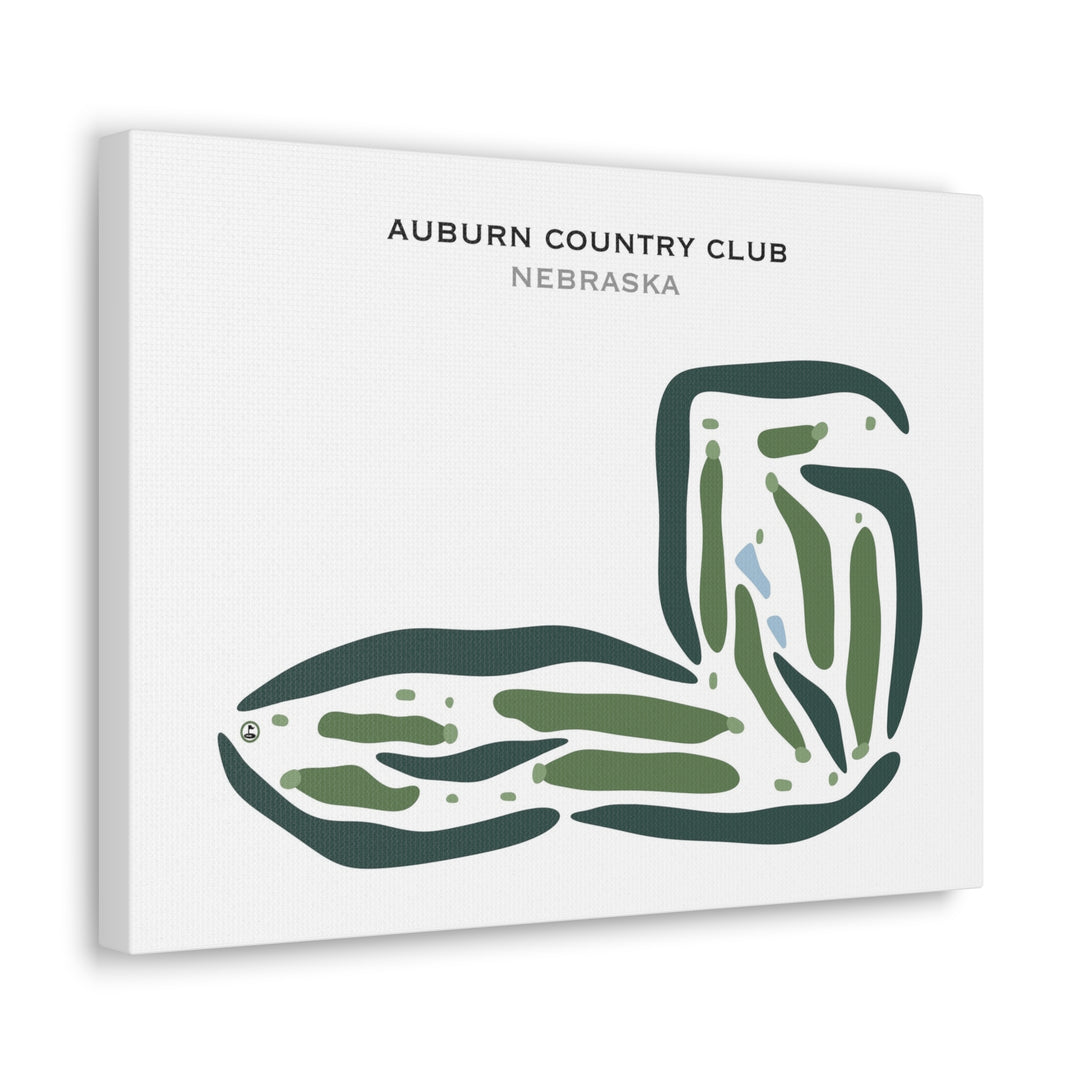 Auburn Country Club, Nebraska - Printed Golf Courses