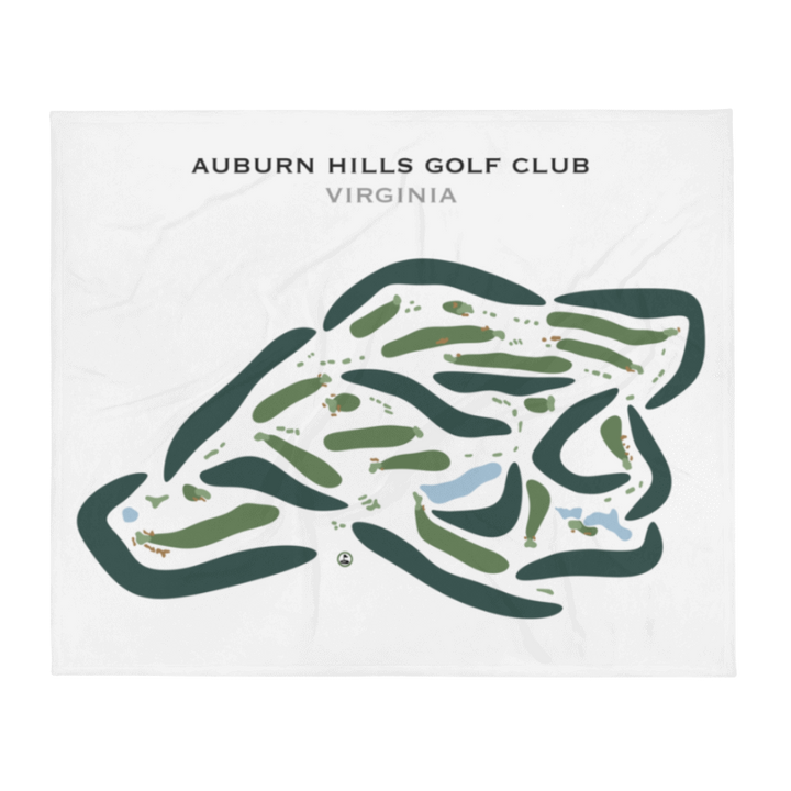 Auburn Hills Golf Club, Virginia - Printed Golf Courses