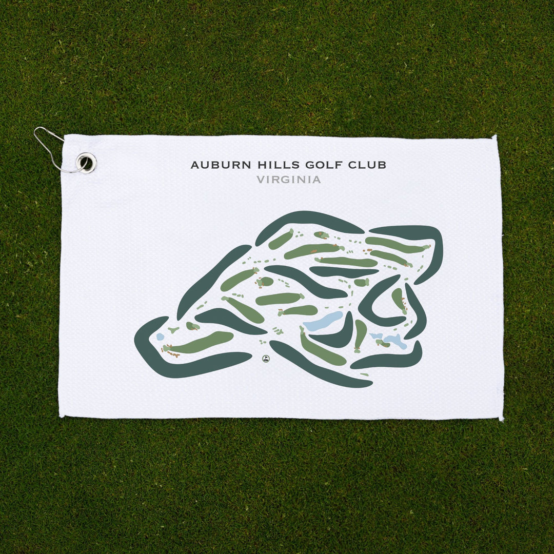 Auburn Hills Golf Club, Virginia - Printed Golf Courses