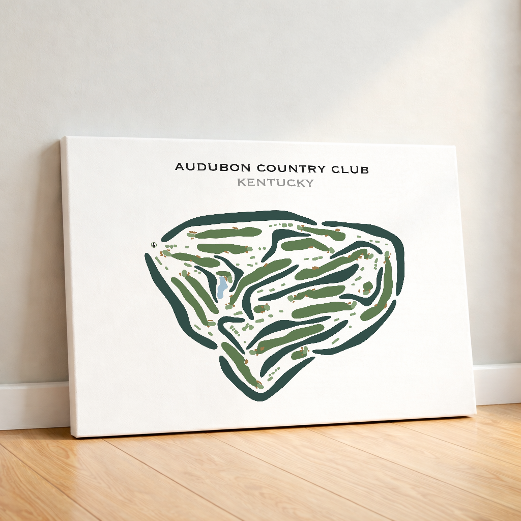 Audubon Country Club, Kentucky - Printed Golf Courses