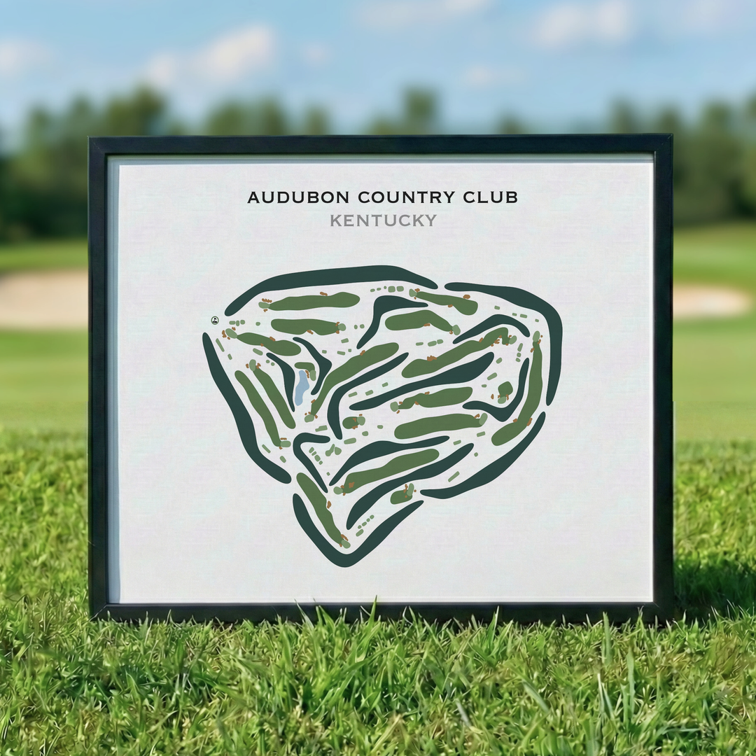 Audubon Country Club, Kentucky - Printed Golf Courses