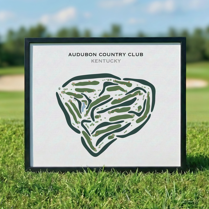 Audubon Country Club, Kentucky - Printed Golf Courses