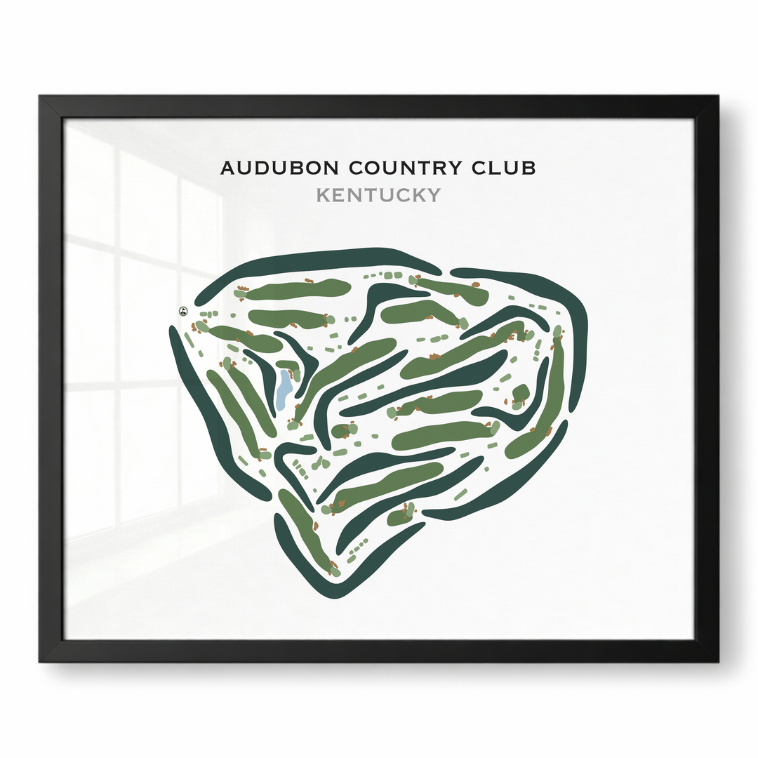Audubon Country Club, Kentucky - Printed Golf Courses