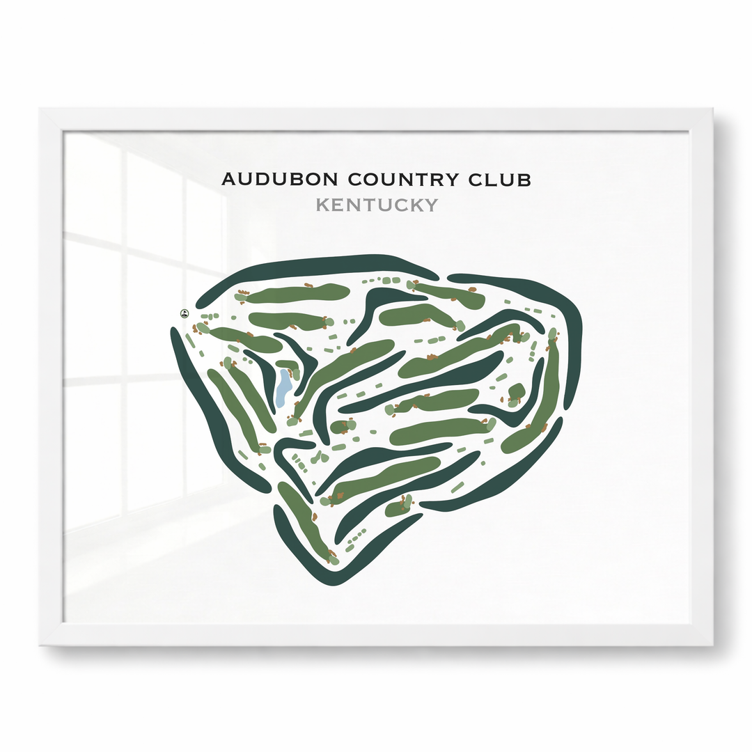 Audubon Country Club, Kentucky - Printed Golf Courses