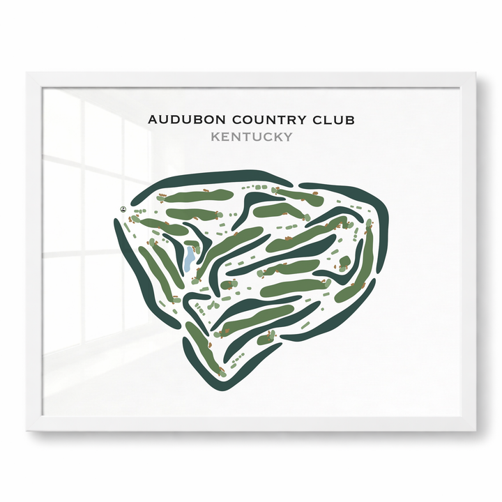 Audubon Country Club, Kentucky - Printed Golf Courses