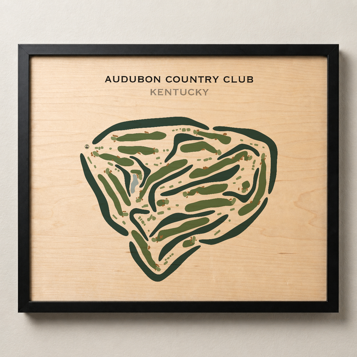 Audubon Country Club, Kentucky - Printed Golf Courses