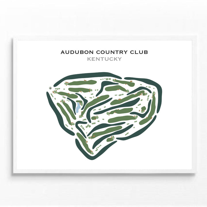 Audubon Country Club, Kentucky - Printed Golf Courses