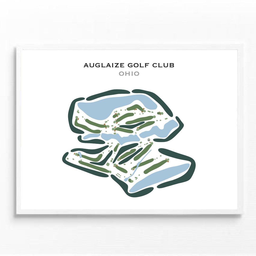 Auglaize Golf Club, Ohio - Printed Golf Courses