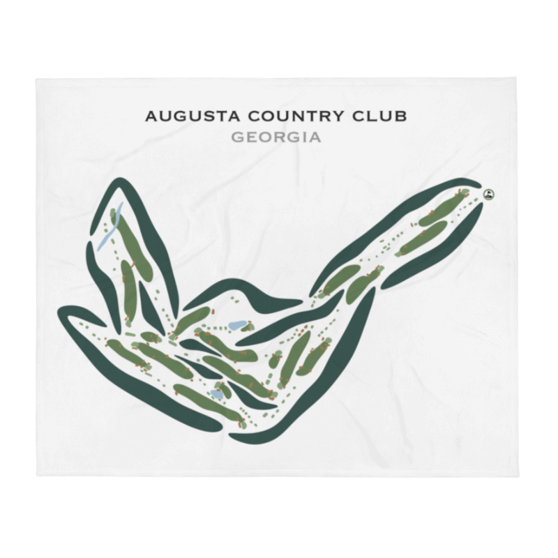 Augusta Country Club, Georgia - Printed Golf Courses