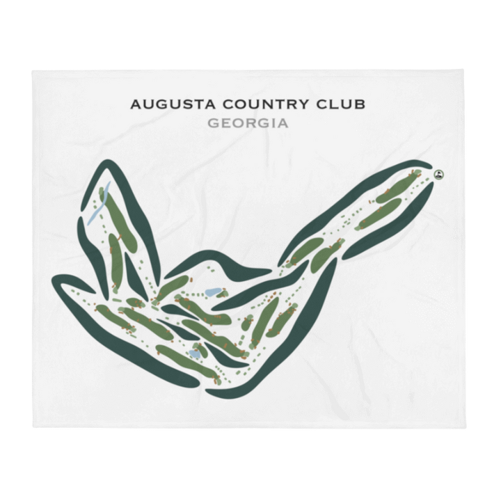 Augusta Country Club, Georgia - Printed Golf Courses