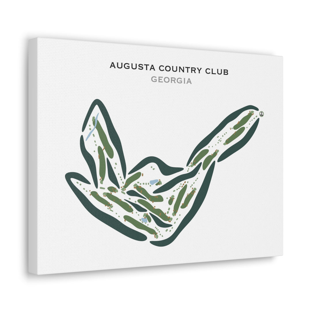 Augusta Country Club, Georgia - Printed Golf Courses