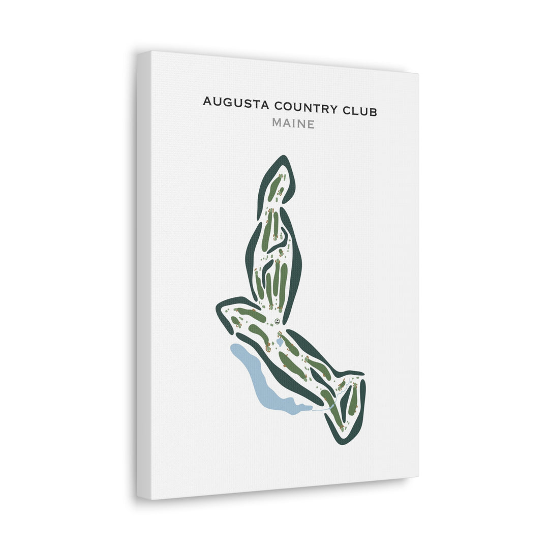 Augusta Country Club, Maine - Printed Golf Courses