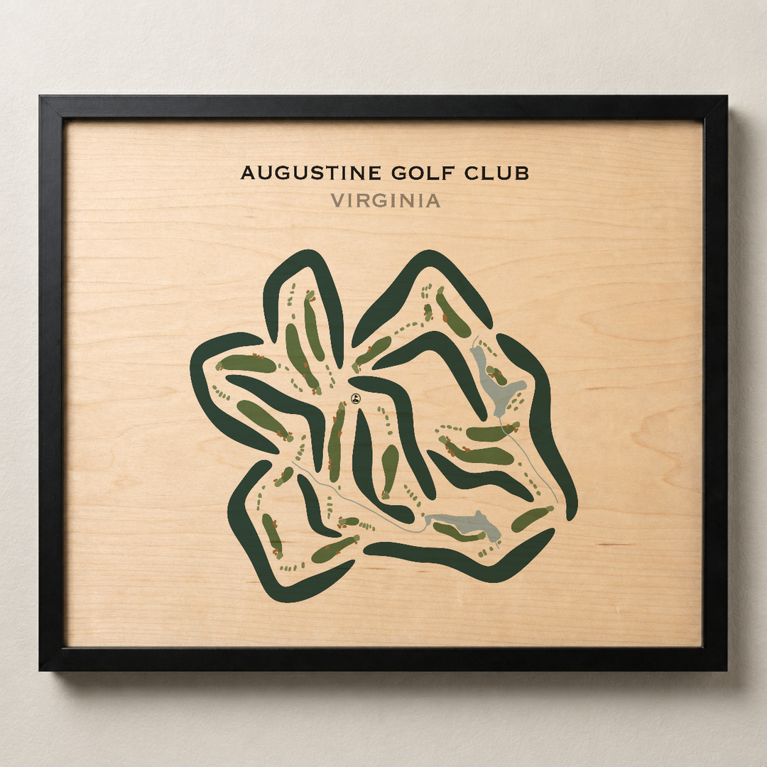 Augustine Golf Club, Virginia - Printed Golf Courses