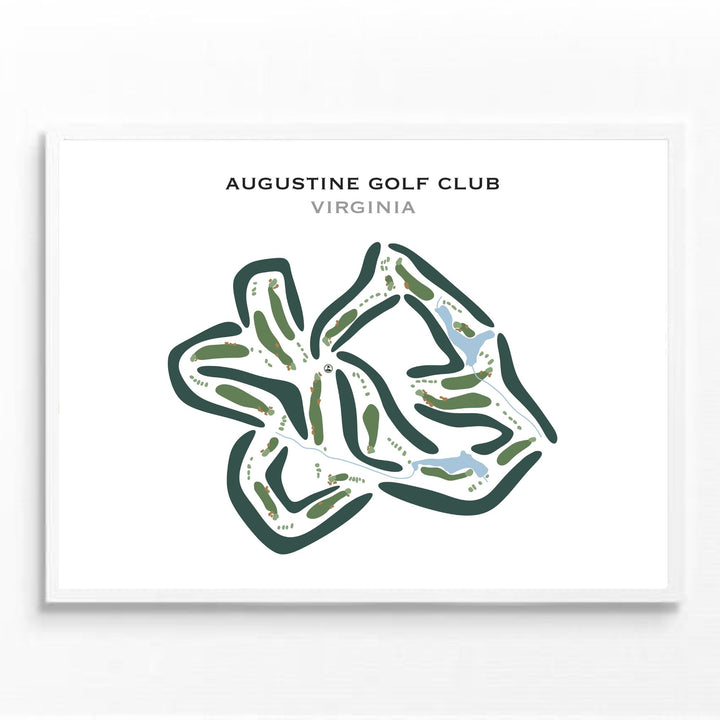 Augustine Golf Club, Virginia - Printed Golf Courses