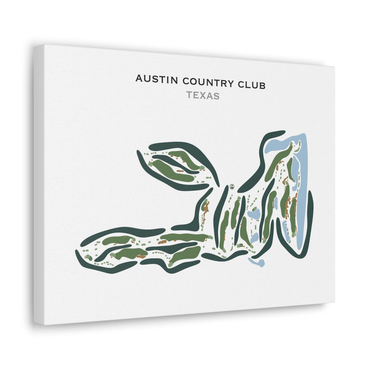 Austin Country Club, Texas - Printed Golf Course