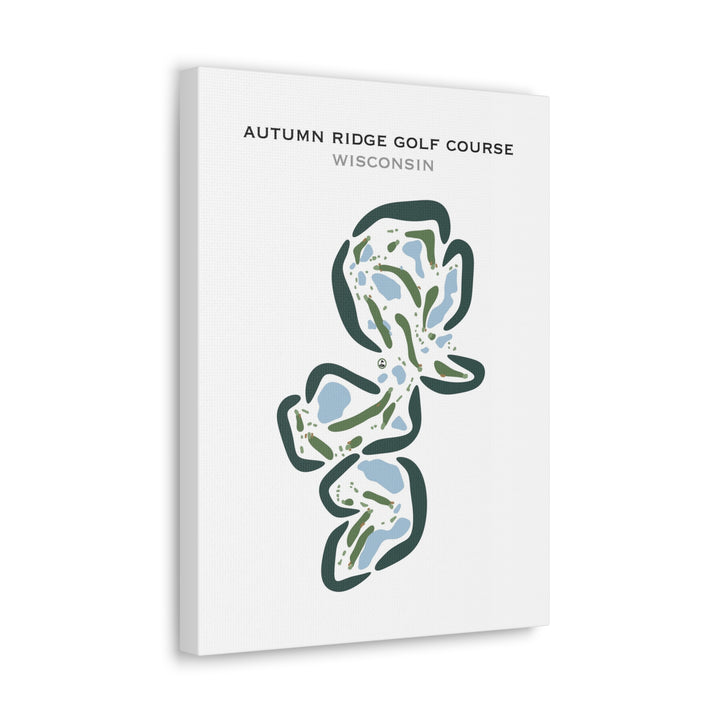 Autumn Ridge Golf Course, Wisconsin - Printed Golf Courses